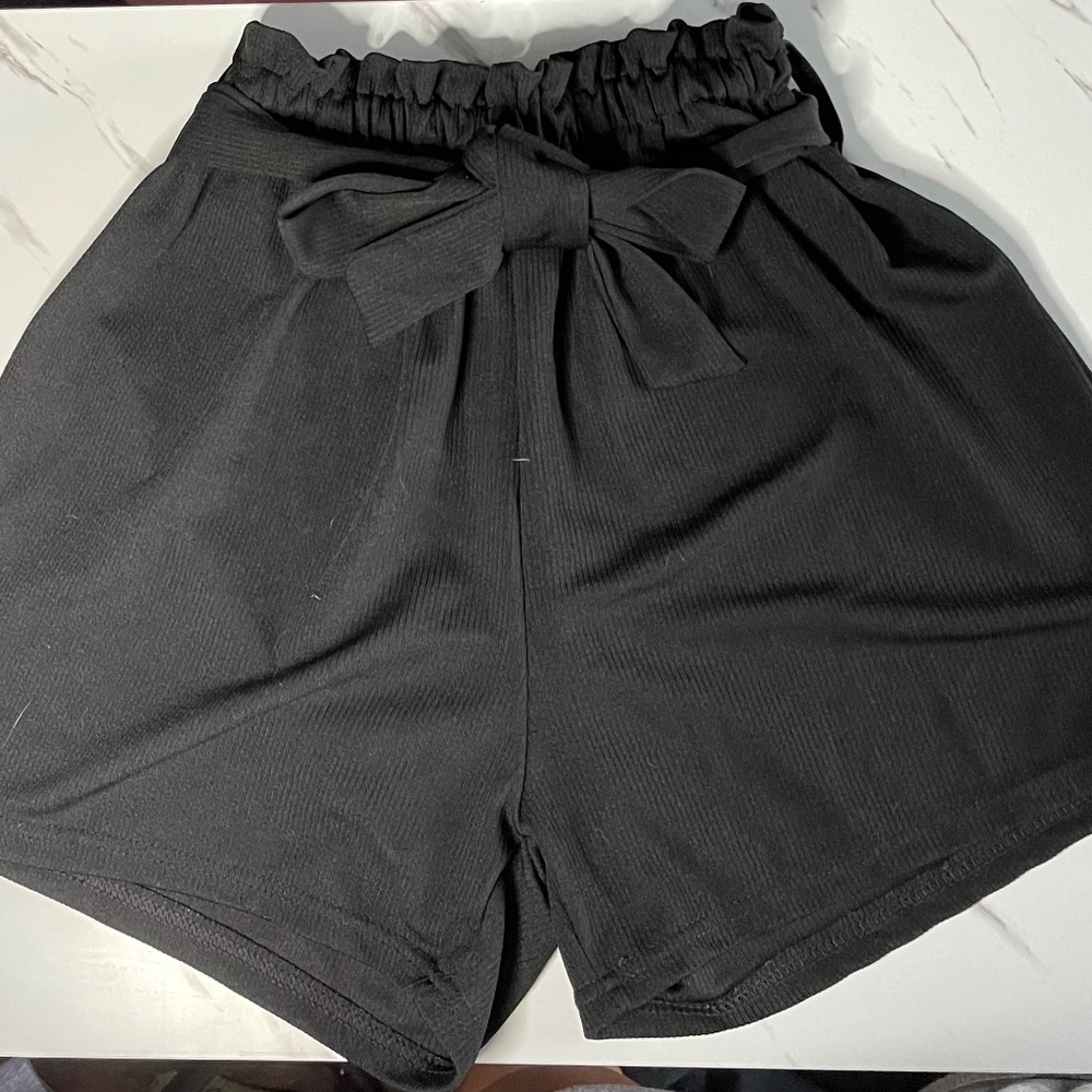 Black soft stylish shorts
